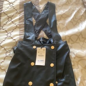 Zara Leather-like Skirt